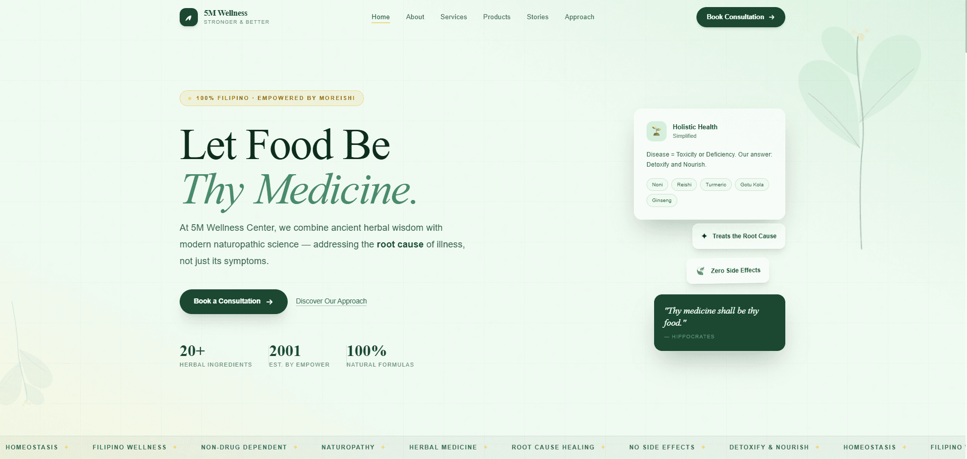 5M Wellness Center — Wellness Booking & Products screenshot
