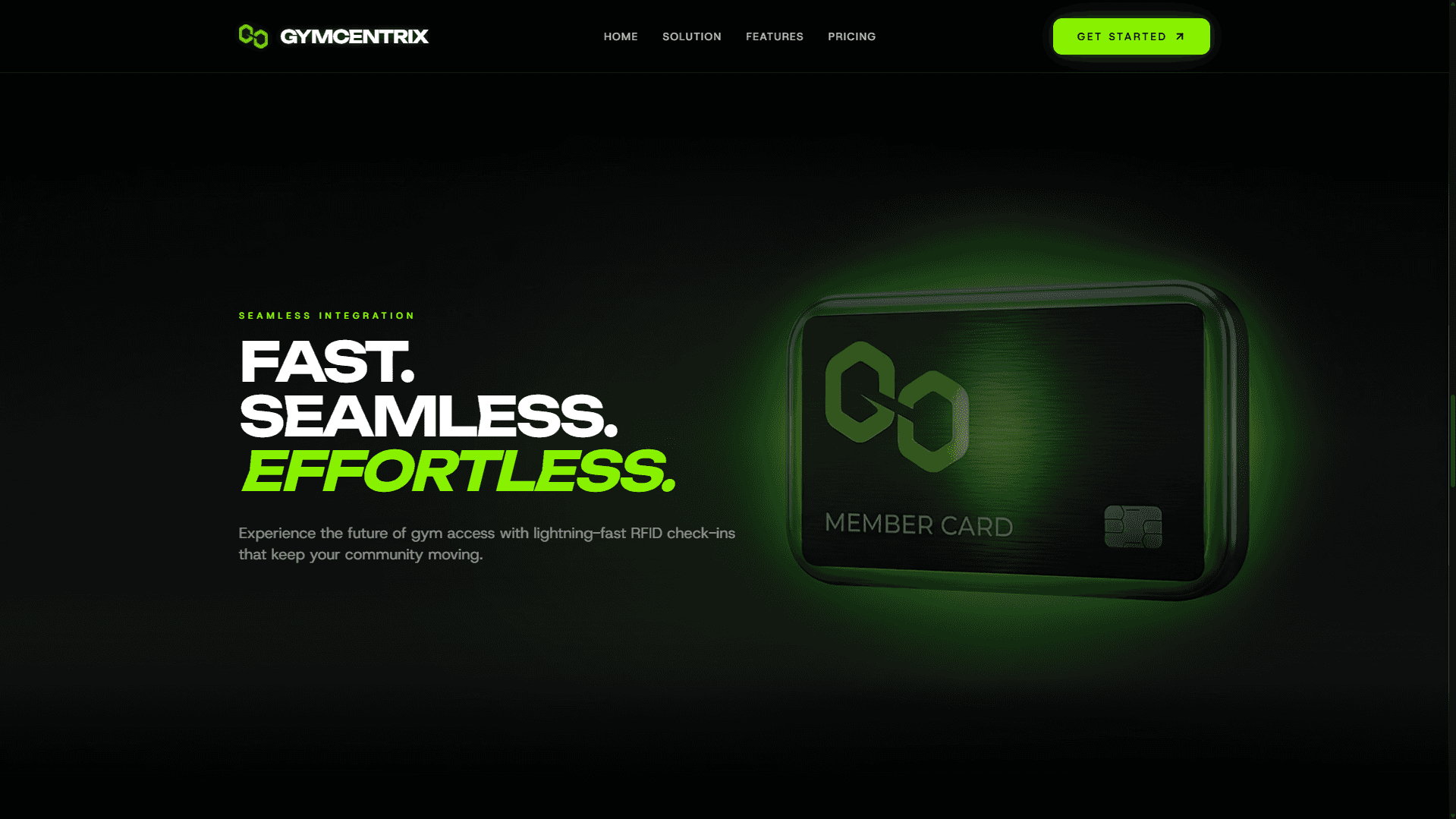 GymCentrix — Management Platform screenshot